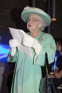The Queen makes her speech at the GinO